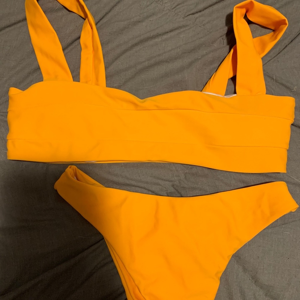 Orange bikini